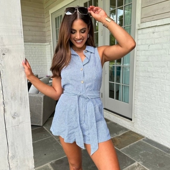 Linen romper - Picture 5 of 6